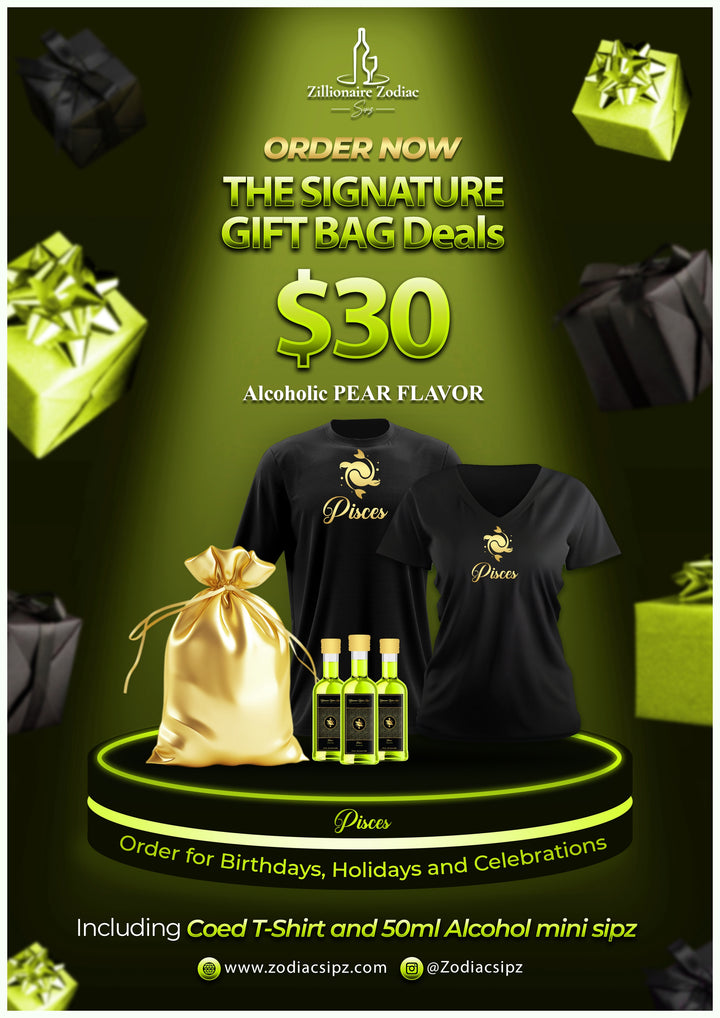 Aquarius Signature Gift Bags (Alcoholic)